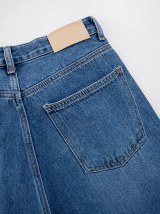 Deve Two-way Button Denim Pants