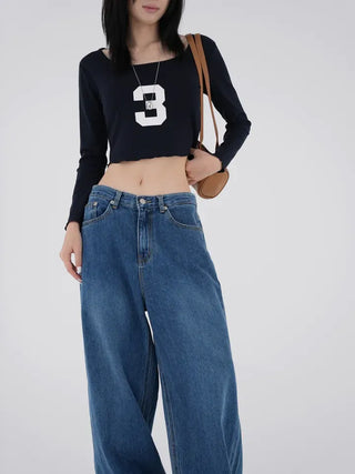 Deve Two-way Button Denim Pants