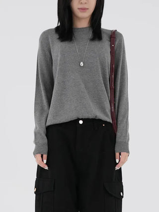 Shira Mild Relaxed Fit Round Neck Knit