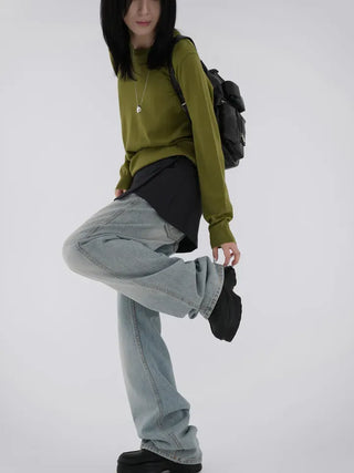 Shira Mild Relaxed Fit Round Neck Knit