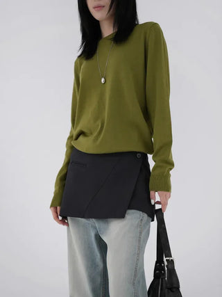 Shira Mild Relaxed Fit Round Neck Knit