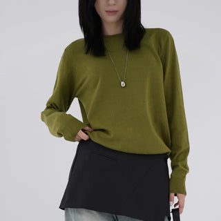 Shira Mild Relaxed Fit Round Neck Knit