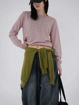 Shira Mild Relaxed Fit Round Neck Knit