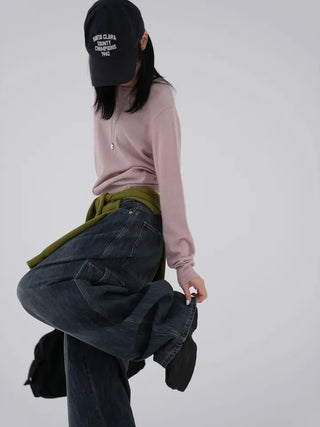 Shira Mild Relaxed Fit Round Neck Knit