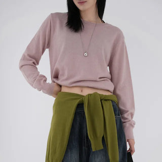 Shira Mild Relaxed Fit Round Neck Knit