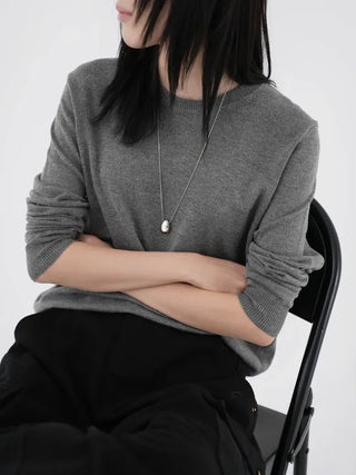 Shira Mild Relaxed Fit Round Neck Knit