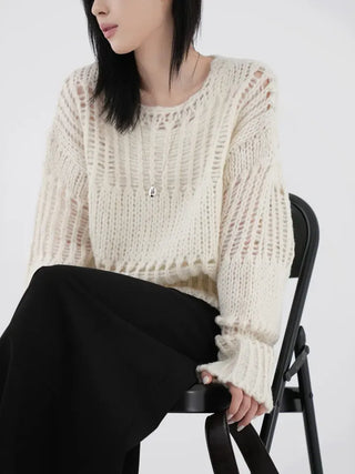 Demo boatneck bulky knit