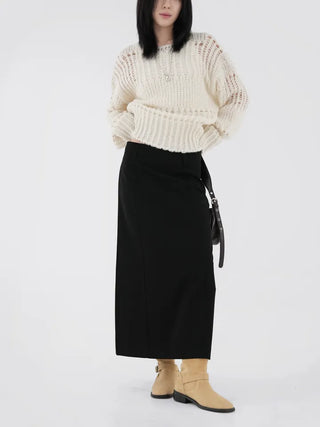 Demo boatneck bulky knit