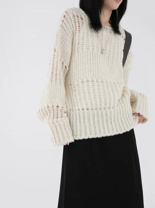 Demo boatneck bulky knit