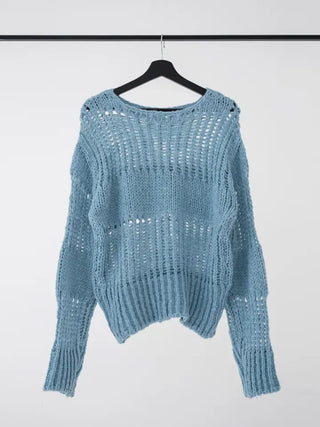 Demo boatneck bulky knit