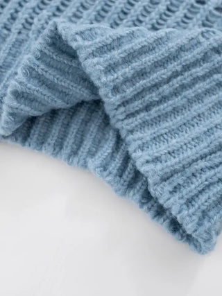 Demo boatneck bulky knit