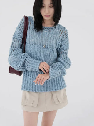 Demo boatneck bulky knit