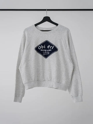 Belly Lettering Raglan Sweatshirt