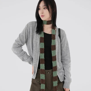 Emerine V-neck Simple Cardigan