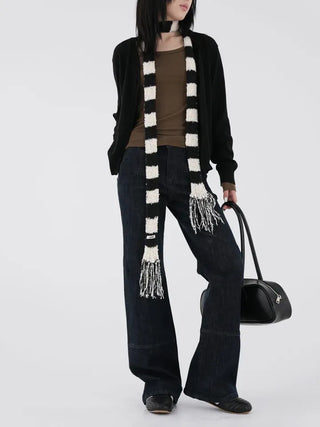 Emerine V-neck Simple Cardigan