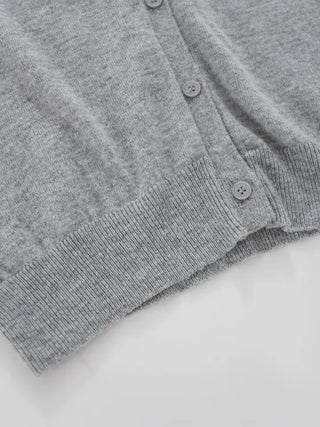 Emerine V-neck Simple Cardigan