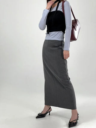 Tani Shirred Layered Top