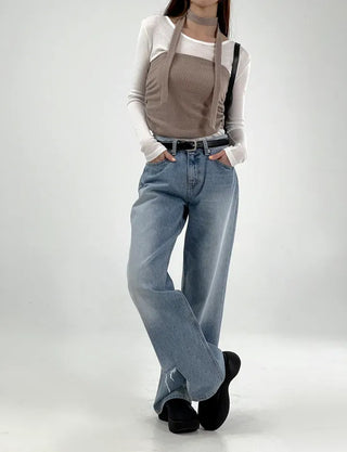 Tani Shirred Layered Top