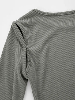 Sharon Slit Ribbed T-shirt