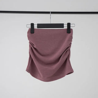 Dumi Shirred Scarf Top