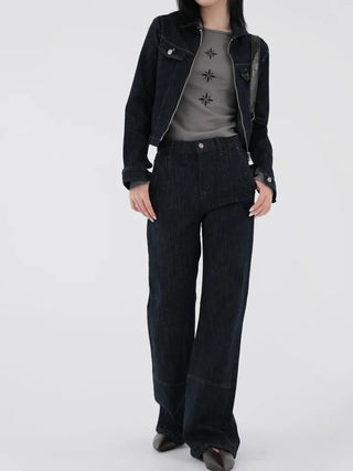 Mion Stitch Denim Pants
