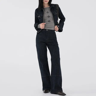 Mion Stitch Denim Pants