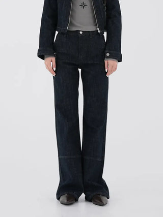 Mion Stitch Denim Pants