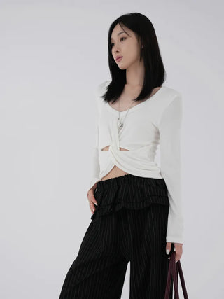 Kabel Twist Long Sleeve T-shirt