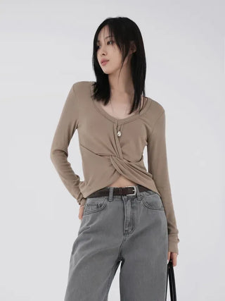 Kabel Twist Long Sleeve T-shirt