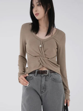 Kabel Twist Long Sleeve T-shirt