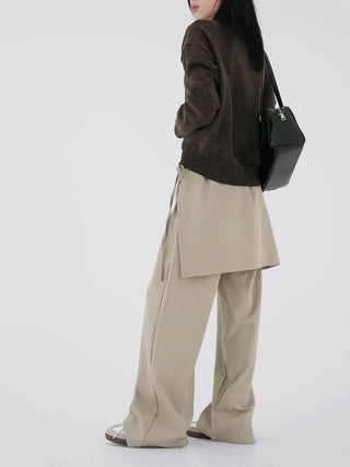 Miu Demure Wrap Slacks