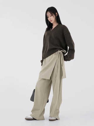 Miu Demure Wrap Slacks