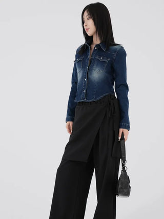 Miu Demure Wrap Slacks