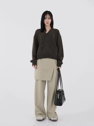 Miu Demure Wrap Slacks