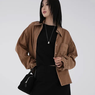 Naru Demure semi-cropped shirt