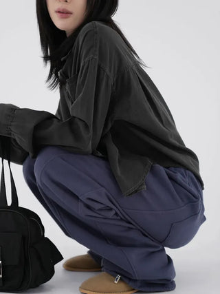 Naru Demure semi-cropped shirt