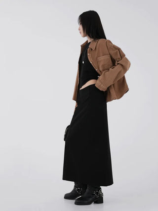 Naru Demure semi-cropped shirt