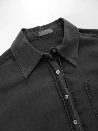 Naru Demure semi-cropped shirt