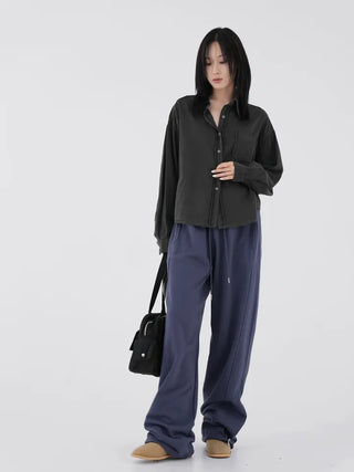 Naru Demure semi-cropped shirt