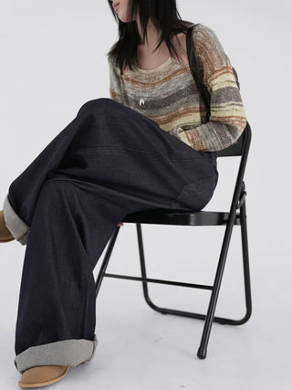 Anhi Non-Fade Button Jeans