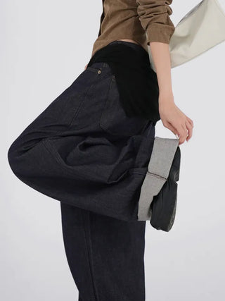 Anhi Non-Fade Button Jeans