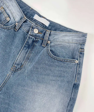 Coove Washed Slit Denim Pants