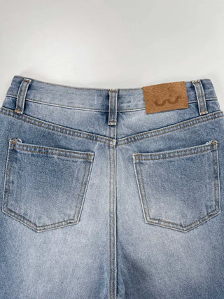 Coove Washed Slit Denim Pants