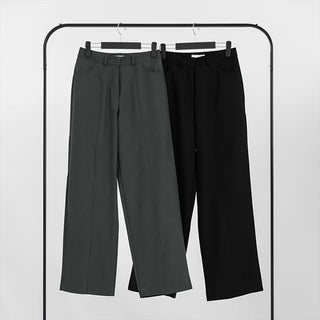No-ring cut wide slacks