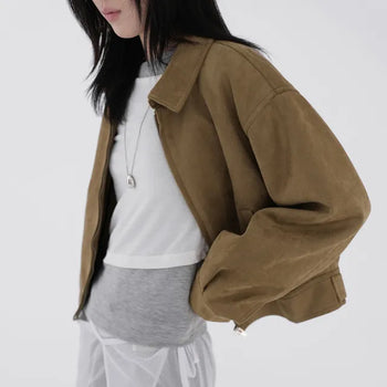 Naple casual suede jacket