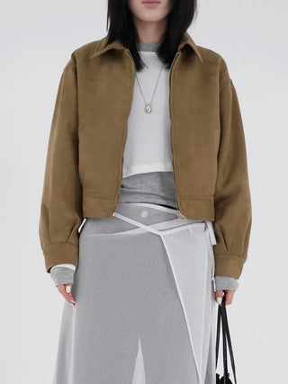 Naple casual suede jacket