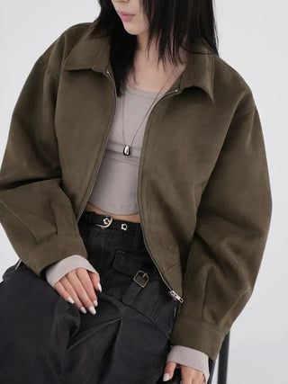 Naple casual suede jacket