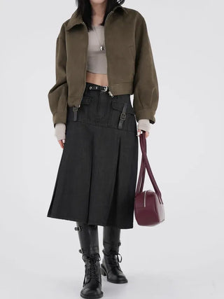 Naple casual suede jacket