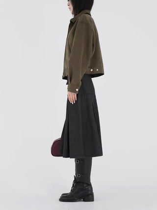 Naple casual suede jacket