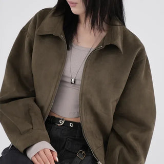 Naple casual suede jacket